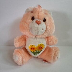 Care Bears Friend Kenner Teddy Sunflowers Stuffed Animal